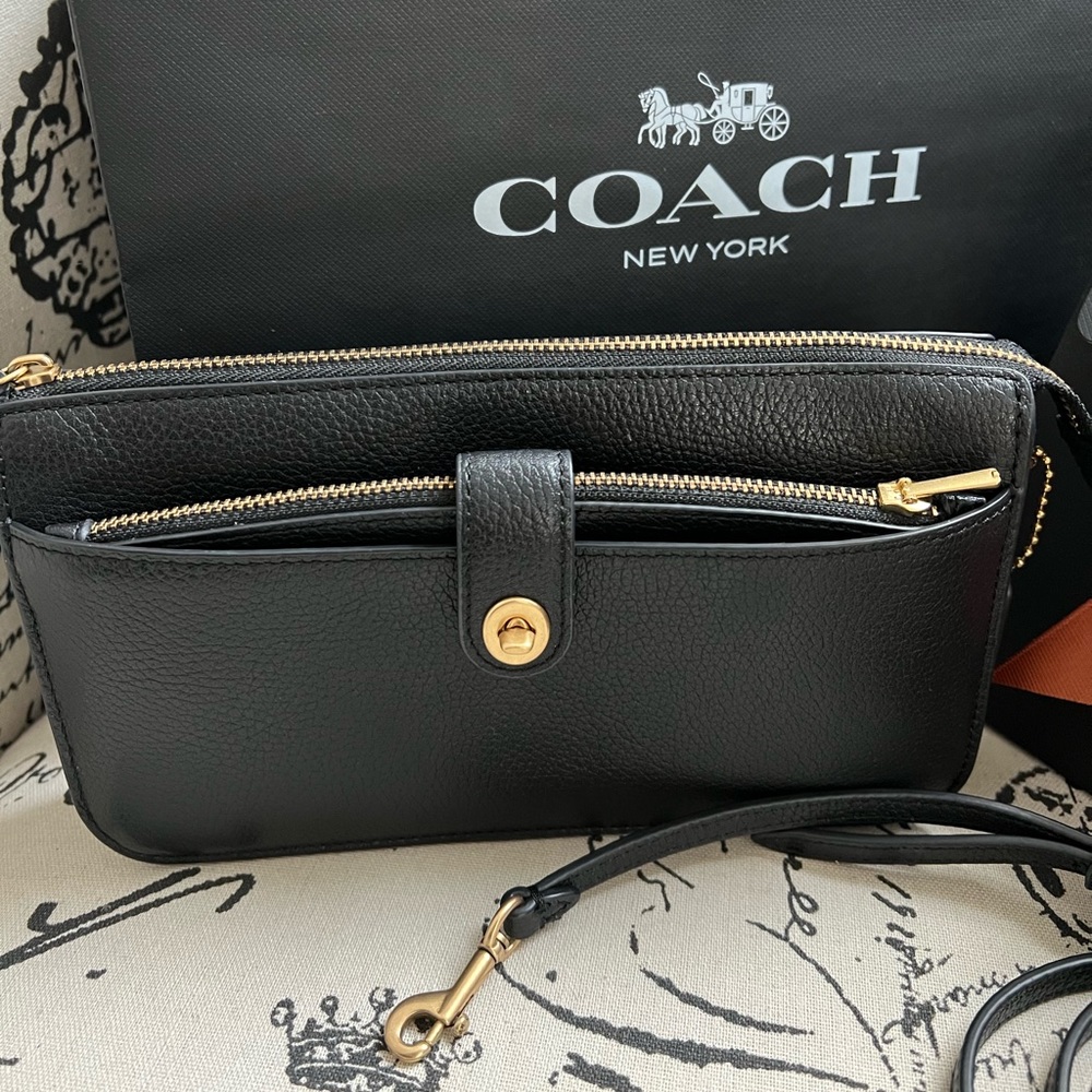 BNWT Crossbody - Black Leather